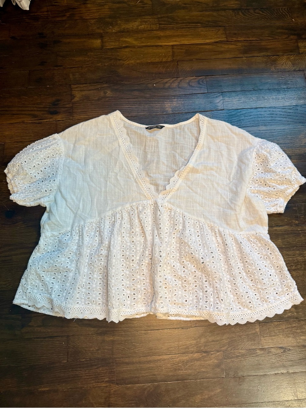 Women White SHEIN Crop Top